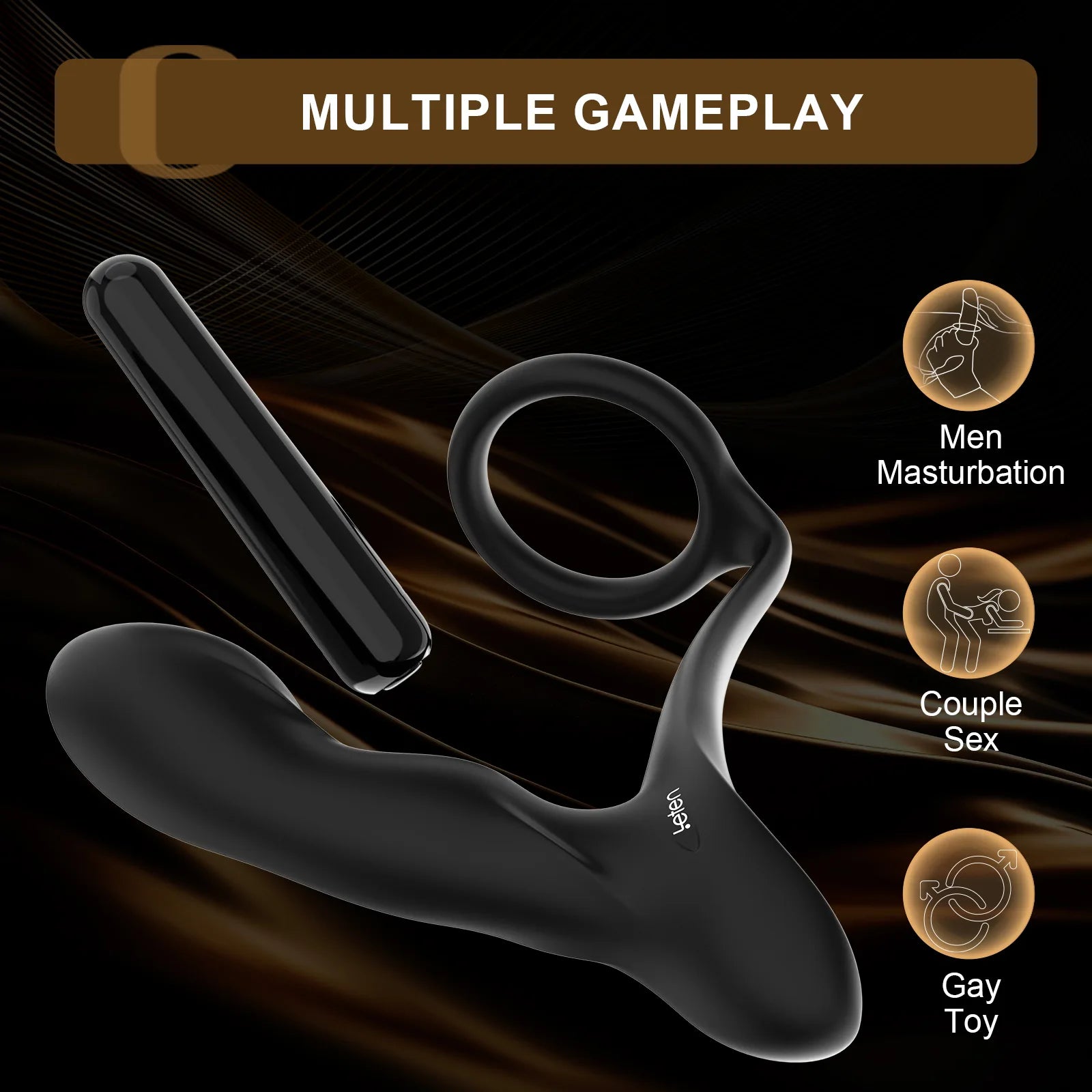 Leten Raptor Wearable Prostate Massager with 7 Vibration Modes