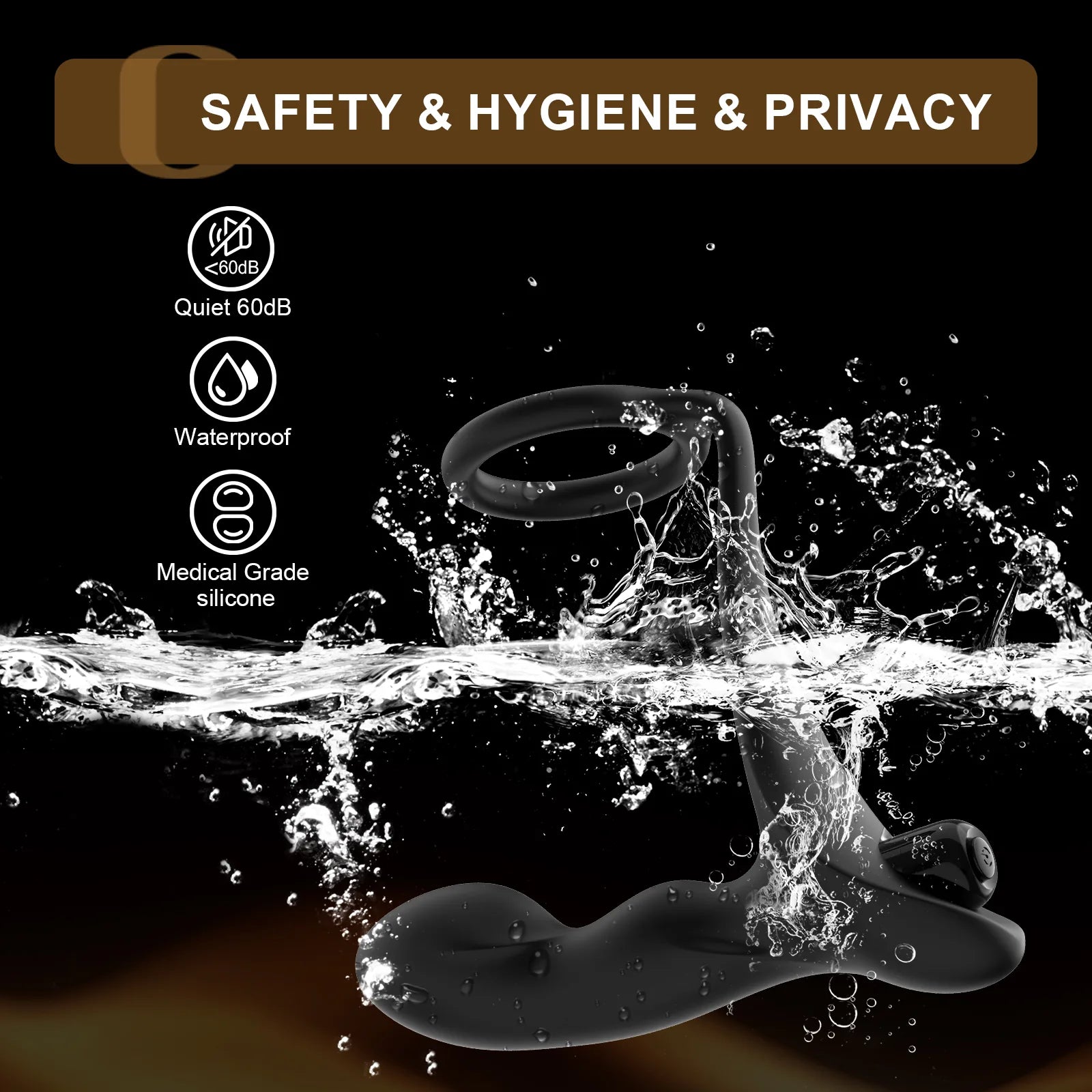 Leten Raptor Wearable Prostate Massager with 7 Vibration Modes
