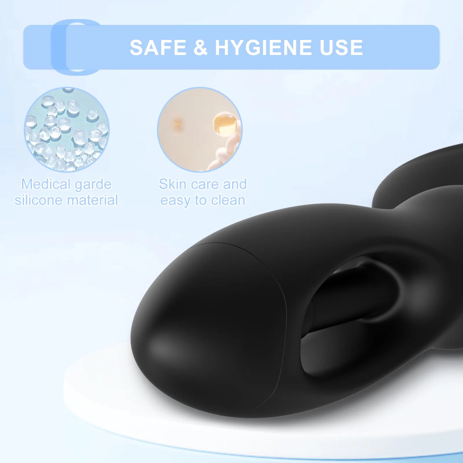 10 Flapping Vibrating Remote Control Prostate Massager Anal Plug Toy