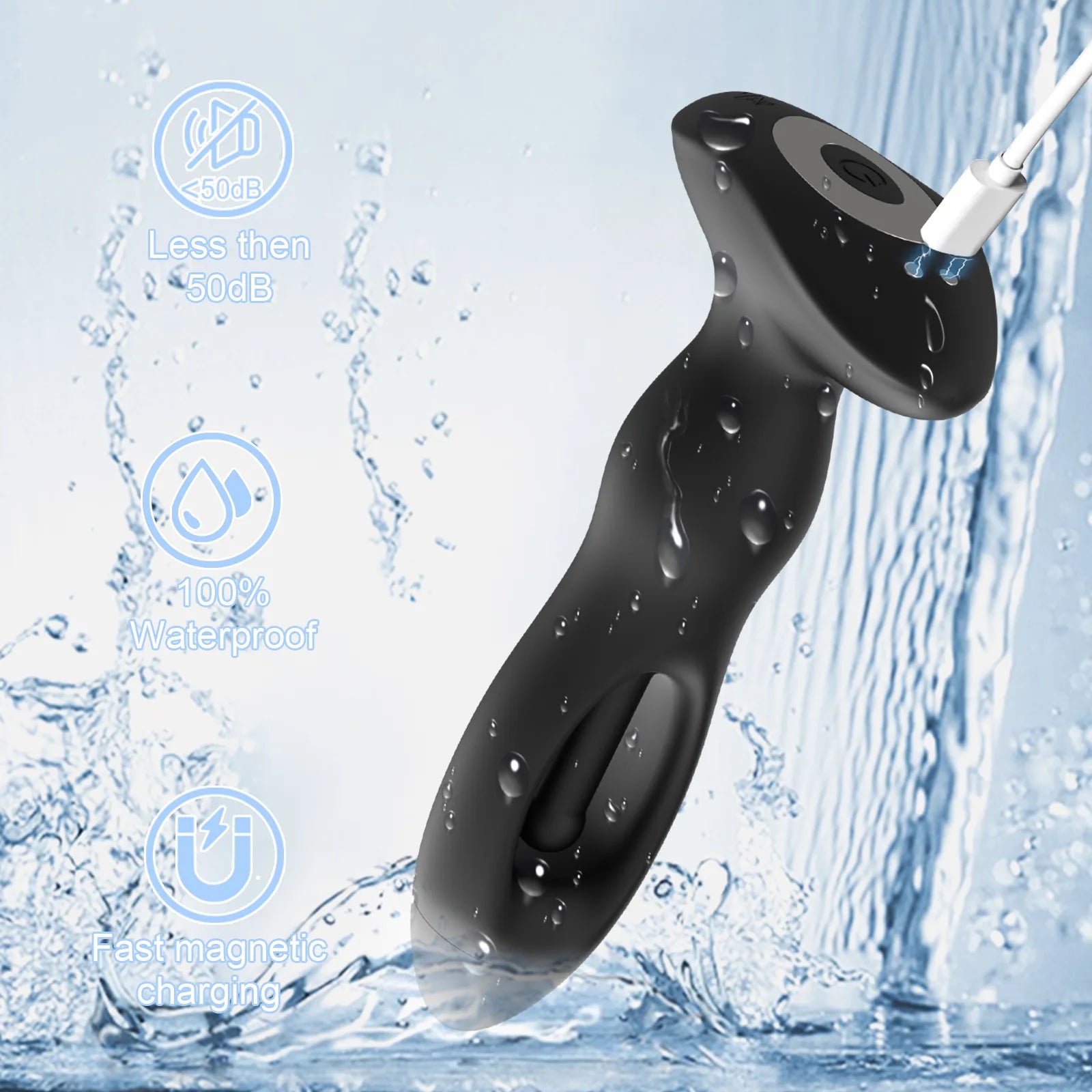 10 Flapping Vibrating Remote Control Prostate Massager Anal Plug Toy