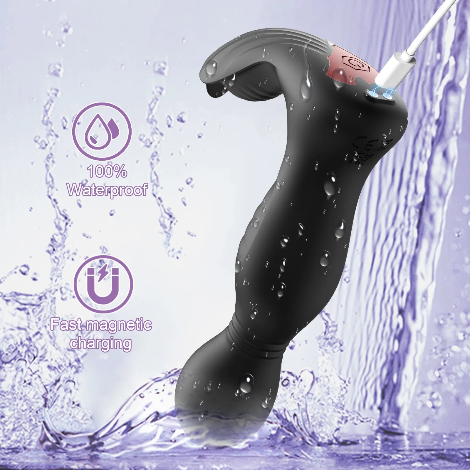 9 Swing Vibrating Licking App & Remote Control Prostate Massager