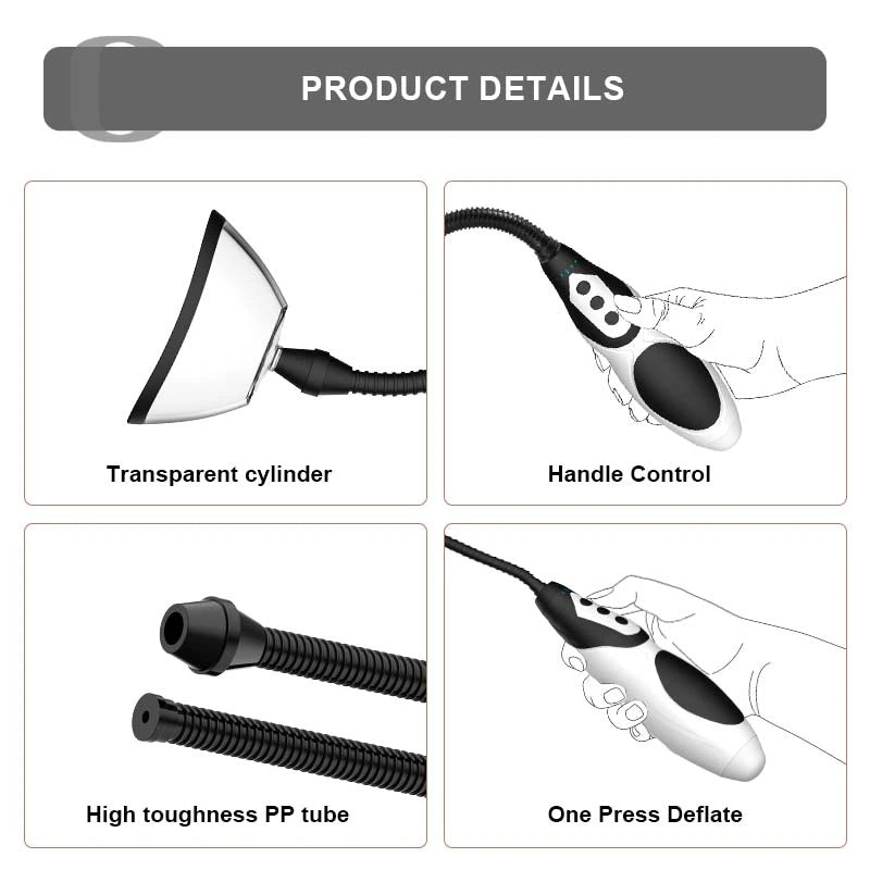 Electric 2 in 1 Female Vacuum Suction Vaginal Pump