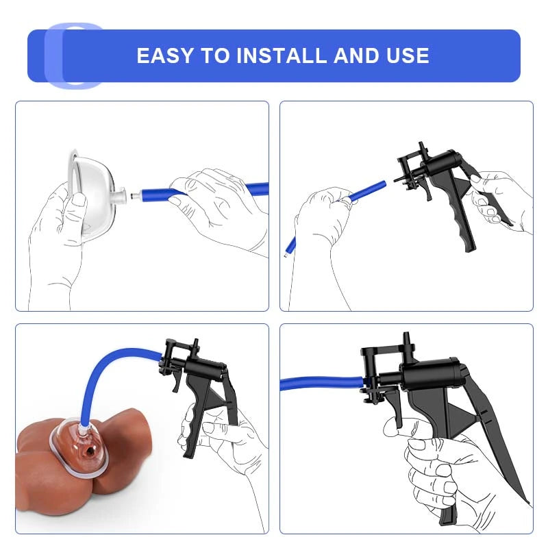 Manual Vacuum Vagina Pump with Silicone Hose