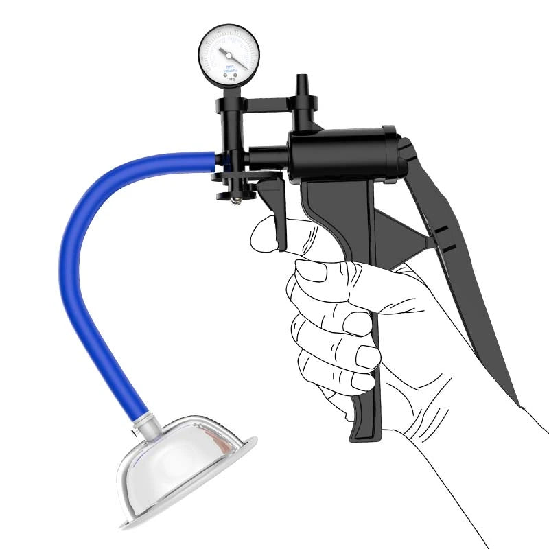 Manual Pussy Pump with Barometer & Scale