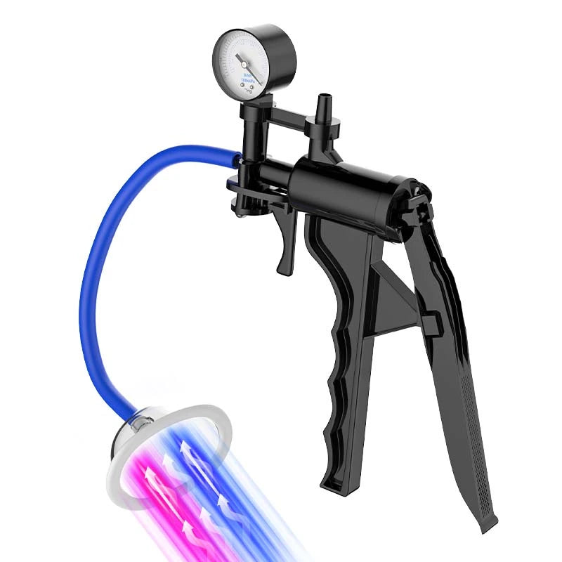 Manual Pussy Pump with Barometer & Scale