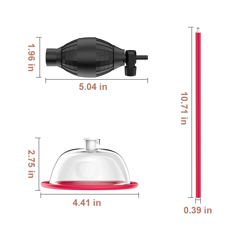Female Vacuum Vaginal Pump with Air Bag