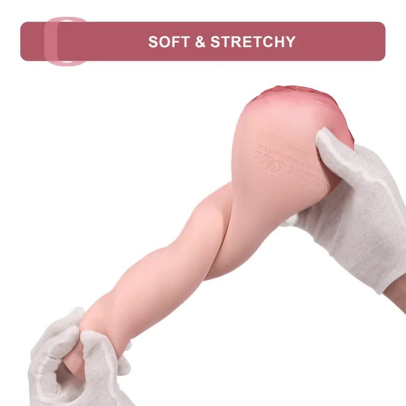 Handheld Realistic Silicone Pocket Pussy Masturbator