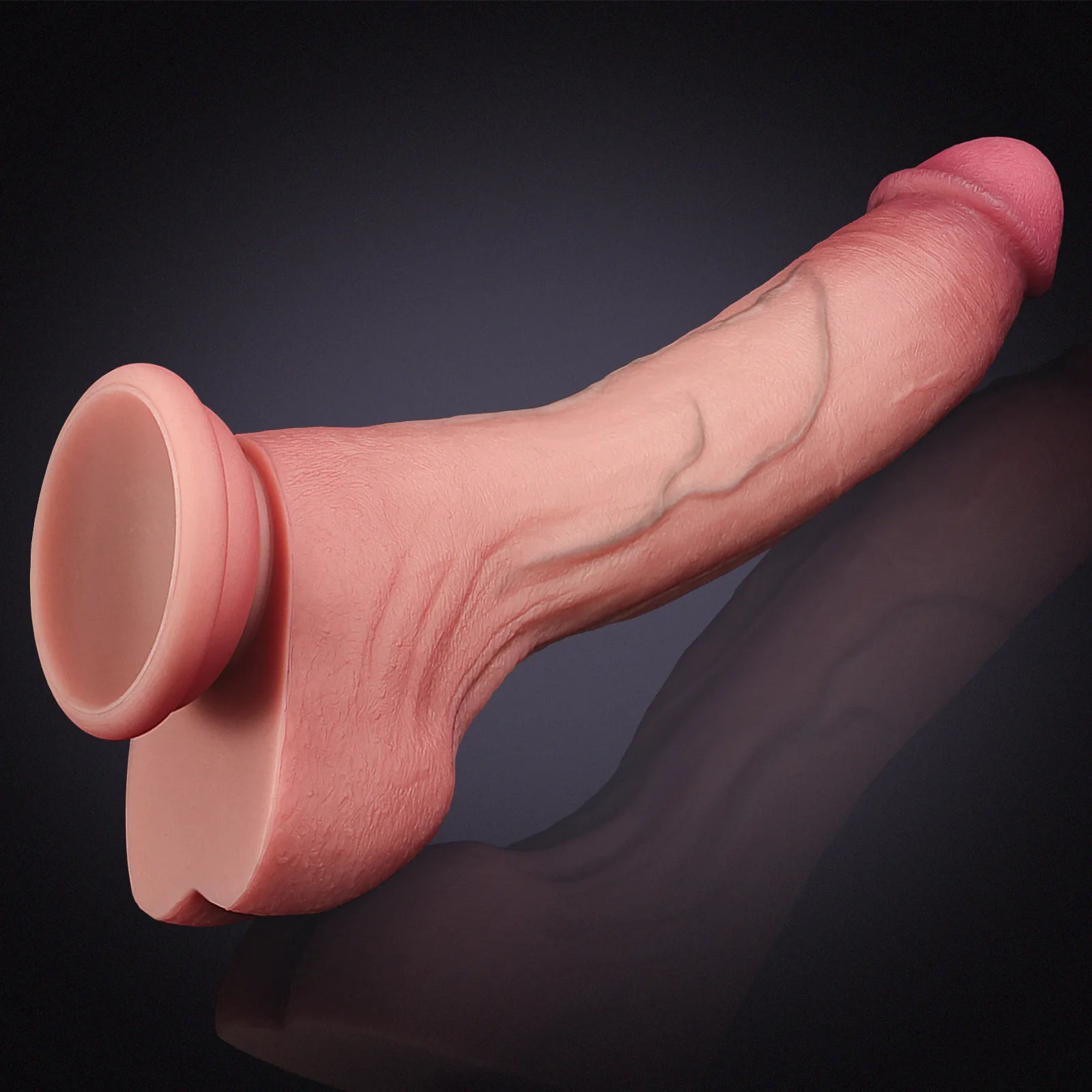 Ultra Realistic Liquid Silicone Dildo 8.07Inch