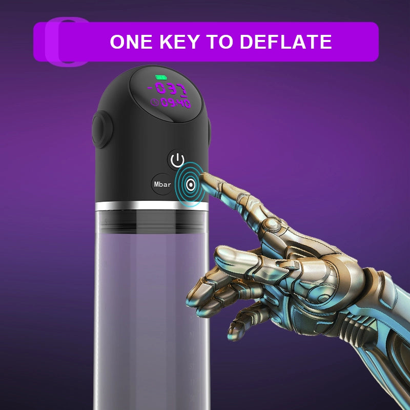 4 Suction Vacuum Penis Pump with Digital Display