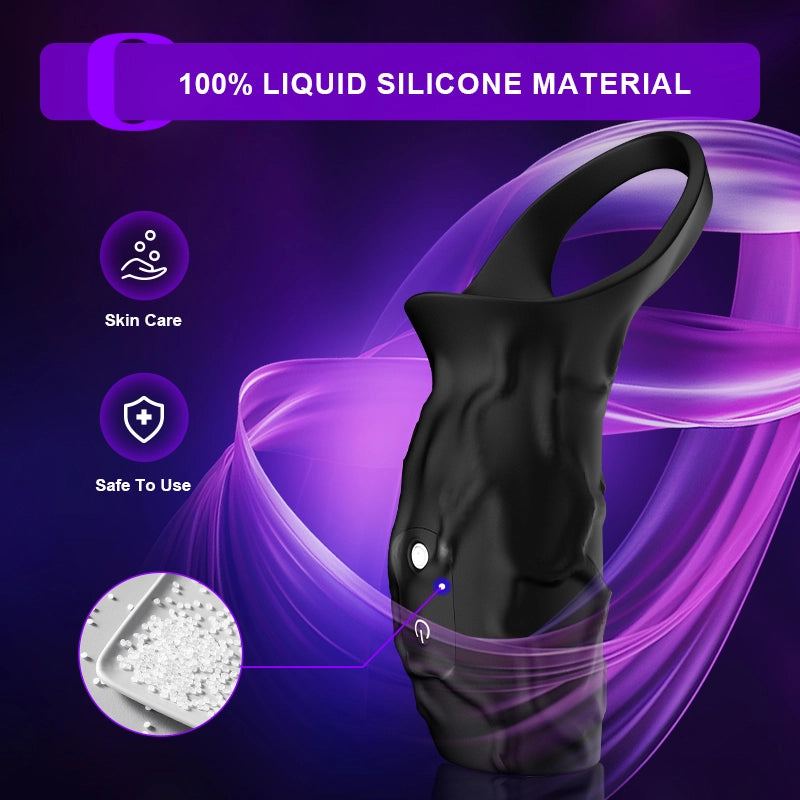 10 Vibration Remote Control Cock Ring Sleeve