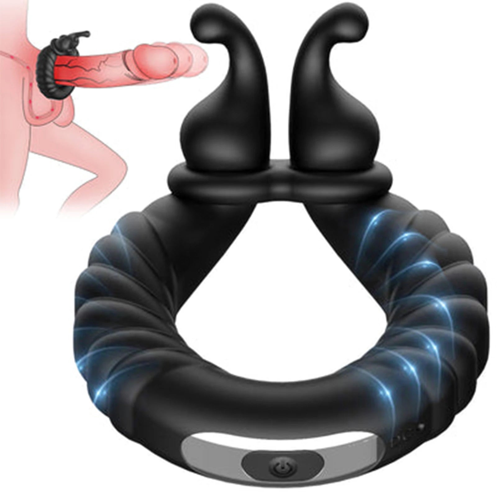 10 Vibration Adjustable Waterproof Cock Ring