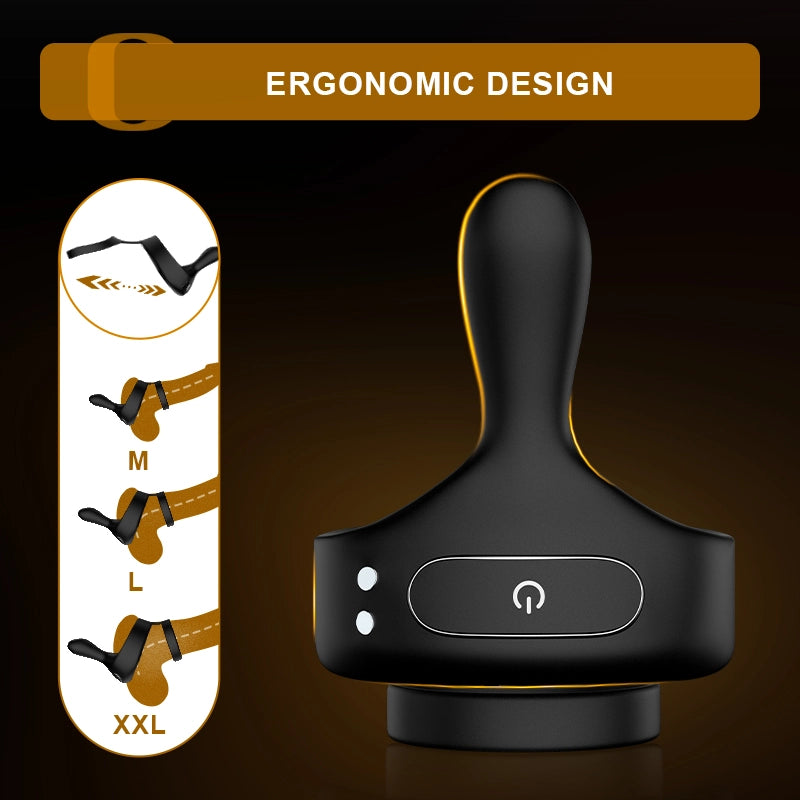 Wireless Remote Control Cock Ring Penis Testicle Vibrator