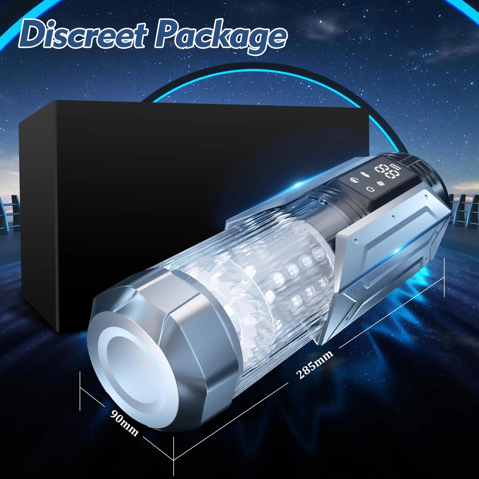 7 Sucking Vibrating Thrusting Rotating 100% Waterproof Male Masterbator