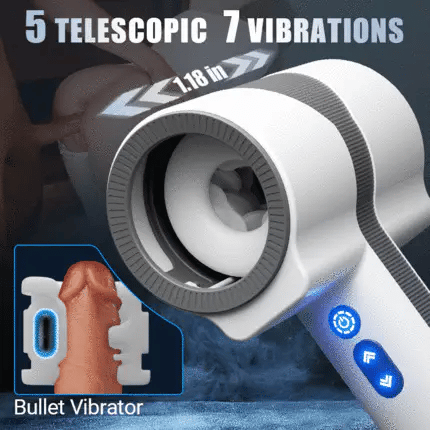 Handheld Automatic Thrusting and Rotating Male Masturbator