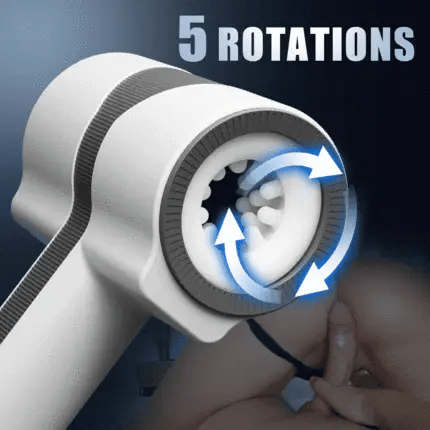 Handheld Automatic Thrusting and Rotating Male Masturbator