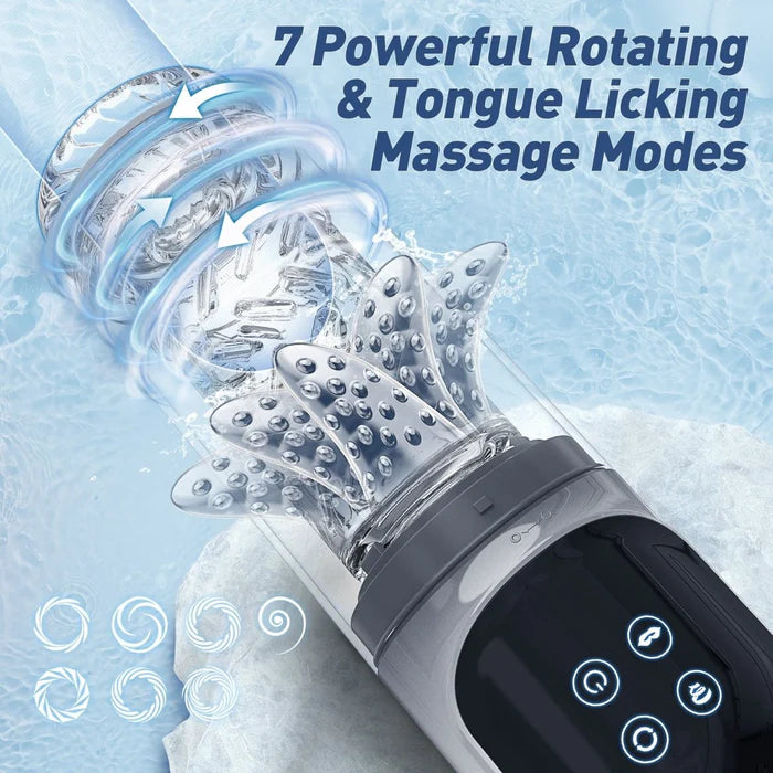 2 In 1 Dual Stimualtion Water Vacuum Pump Male Masturbator