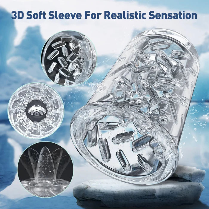 2 In 1 Dual Stimualtion Water Vacuum Pump Male Masturbator