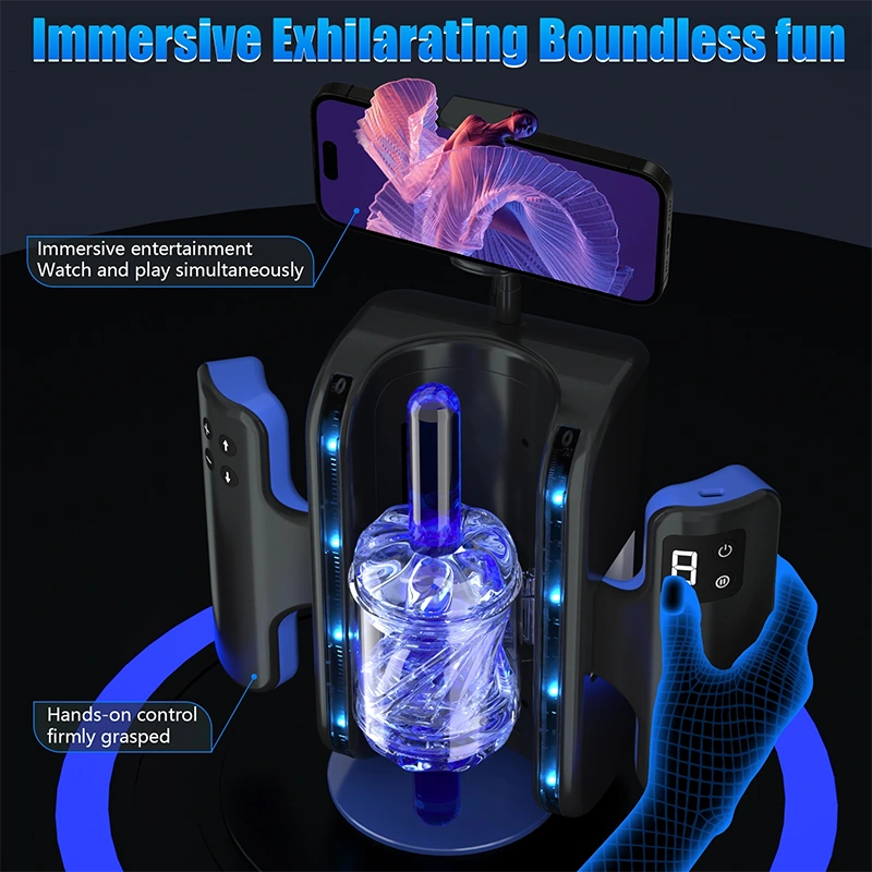 Foldable Version Hands-free Quickshot Stroker