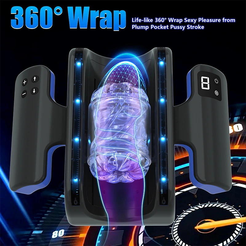 Foldable Version Hands-free Quickshot Stroker