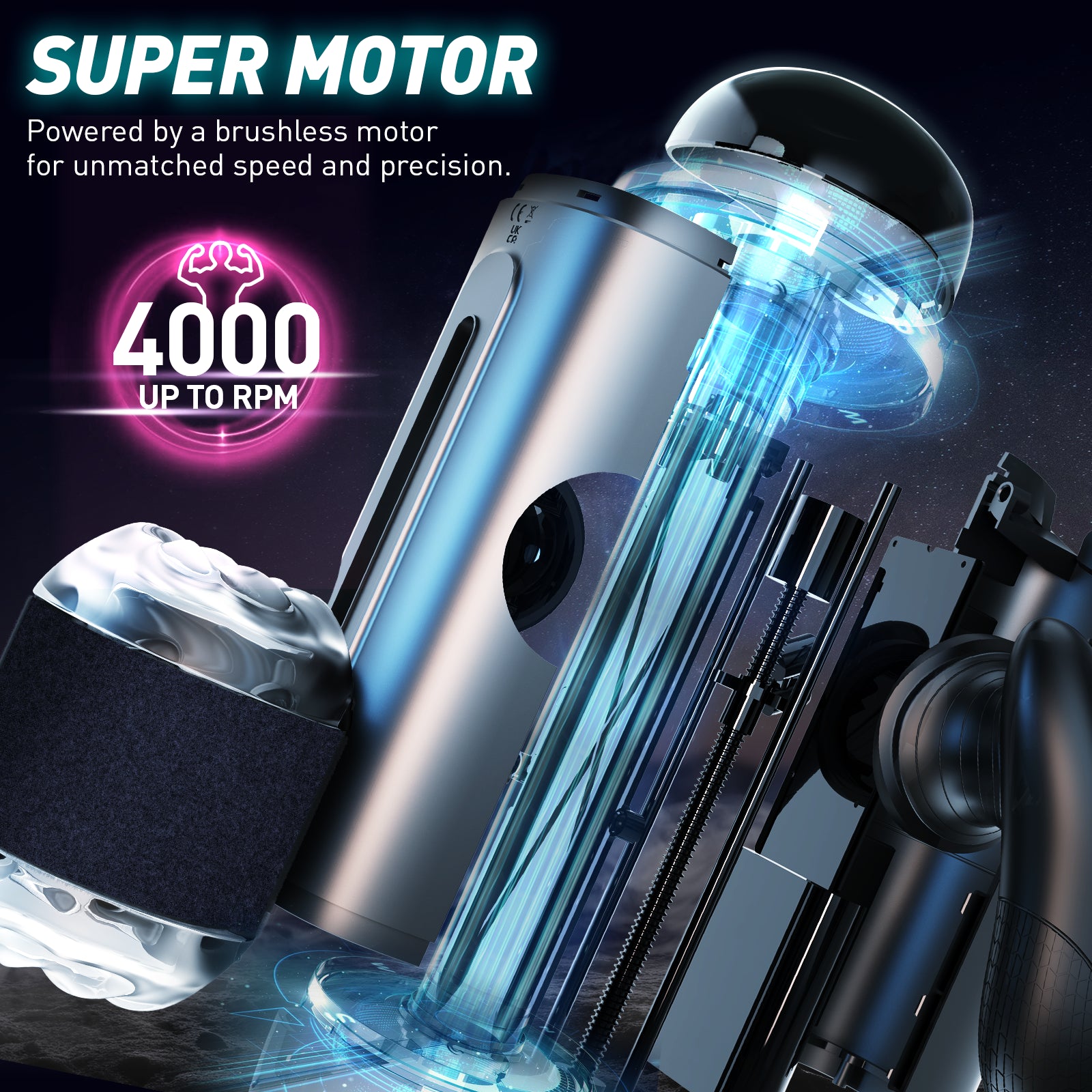 Ultimate Auto Stroker with 10 Stroking 10 Speed 10 Up & Down Position