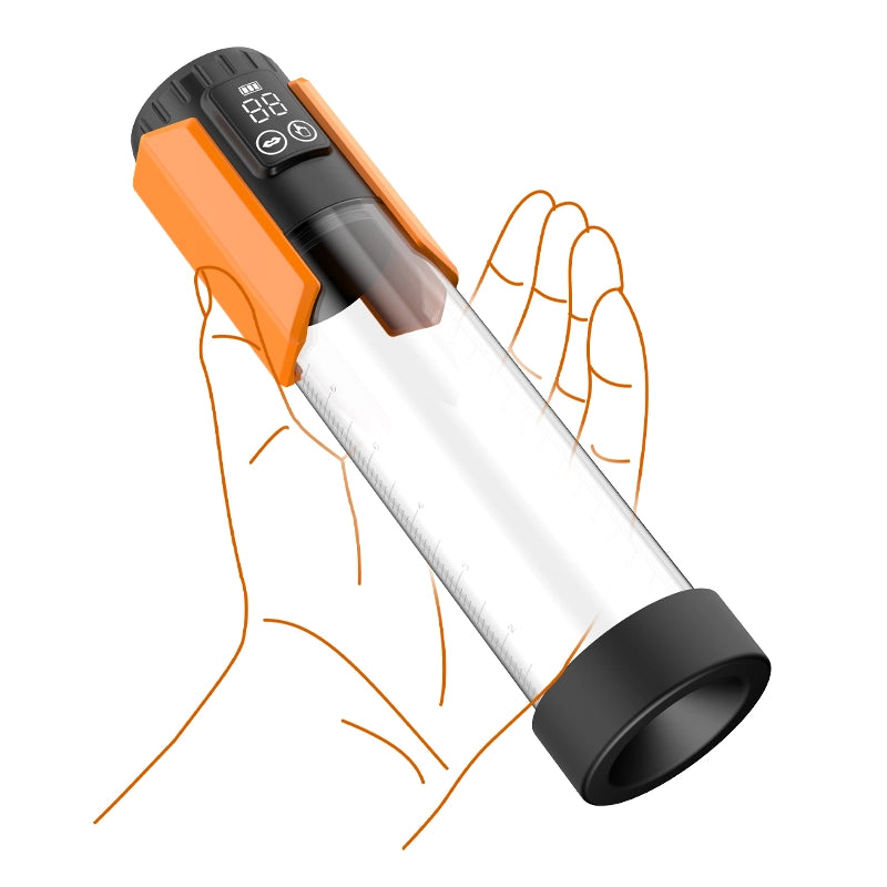 Electric 5 Suction Performance Enhancer Penis Pump 7.9 Inch