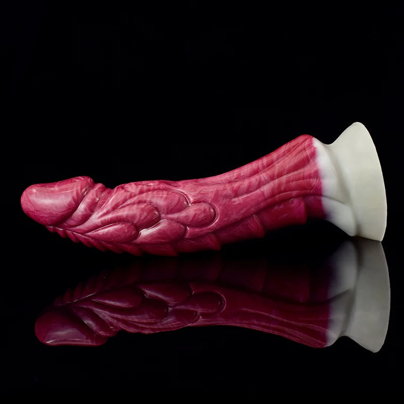Pointed Silicone Dragon Dildo 8.34 Inch