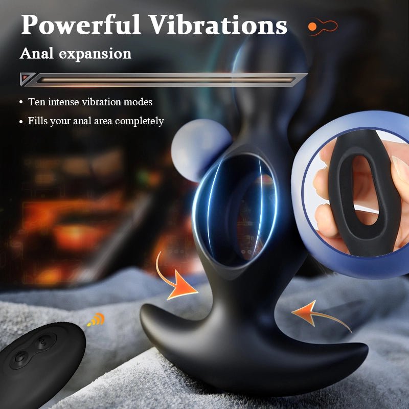 10 Vibrating Prostate Massager with Wireless Remote Control