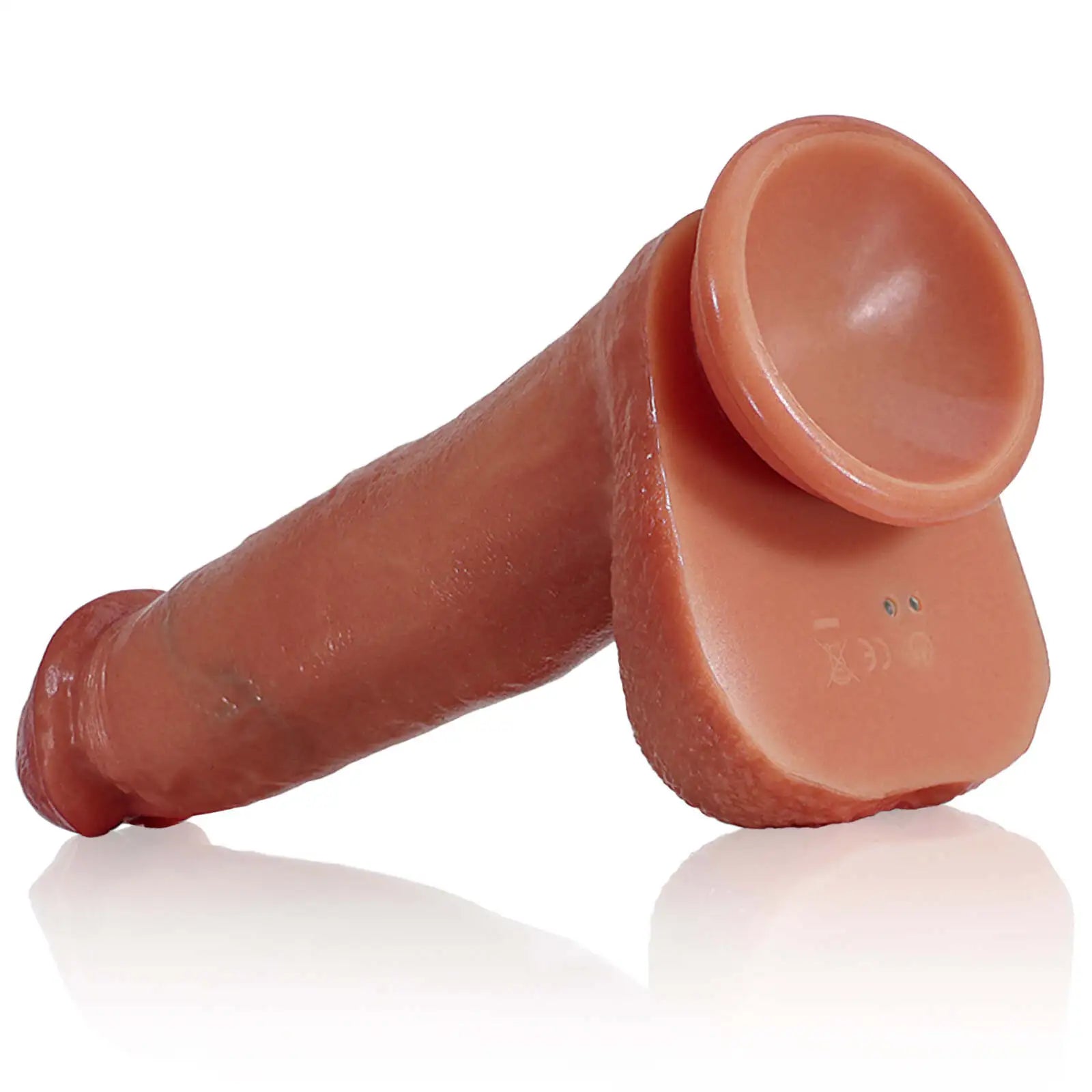 Realistic Thrusting Dildo With 3 Modes of Thrust & Double Vibration 8.85 Inch