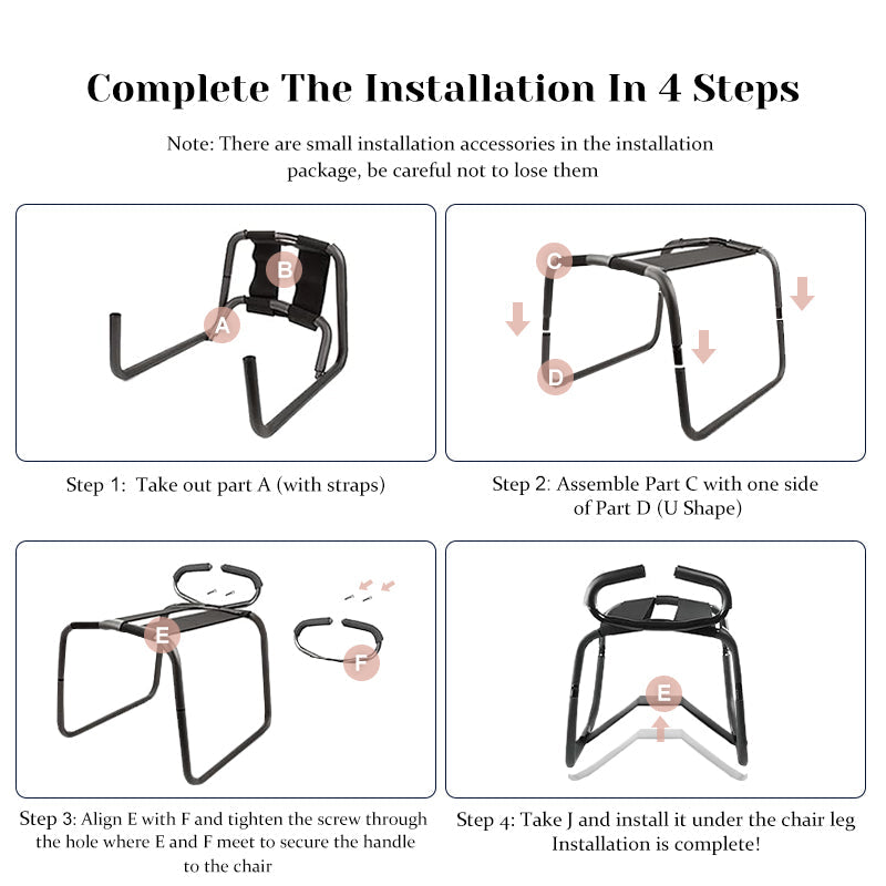 Sex Position Chair With Armrests & 7.48" Dildo