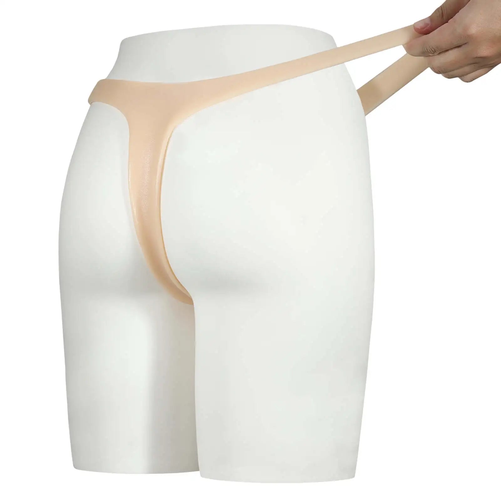 Silicone Wearable Dildo Panties with Suction Cup Dildo (Dildo Not Included)