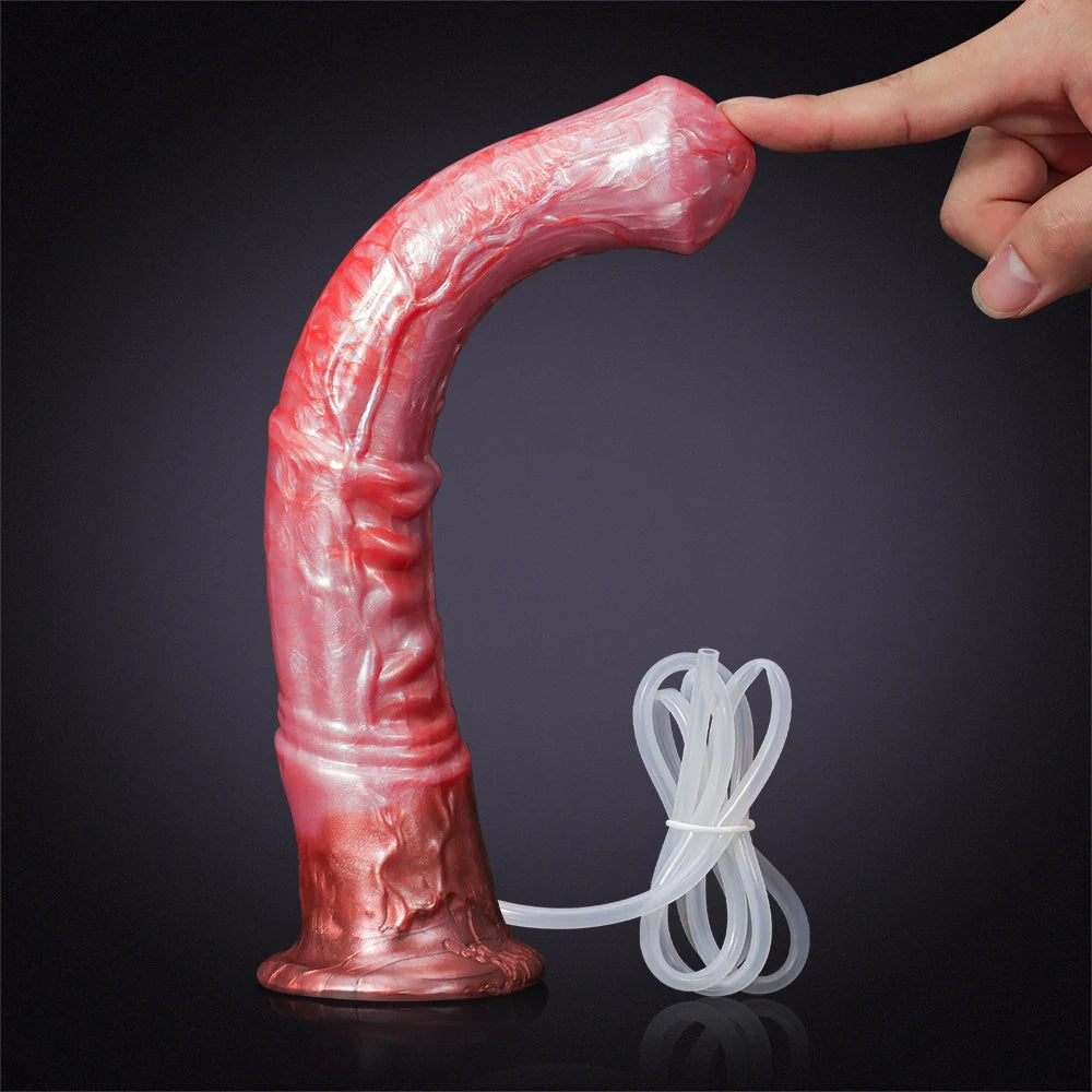 Silicone Horse Ejaculating Dildo 11.61 Inch
