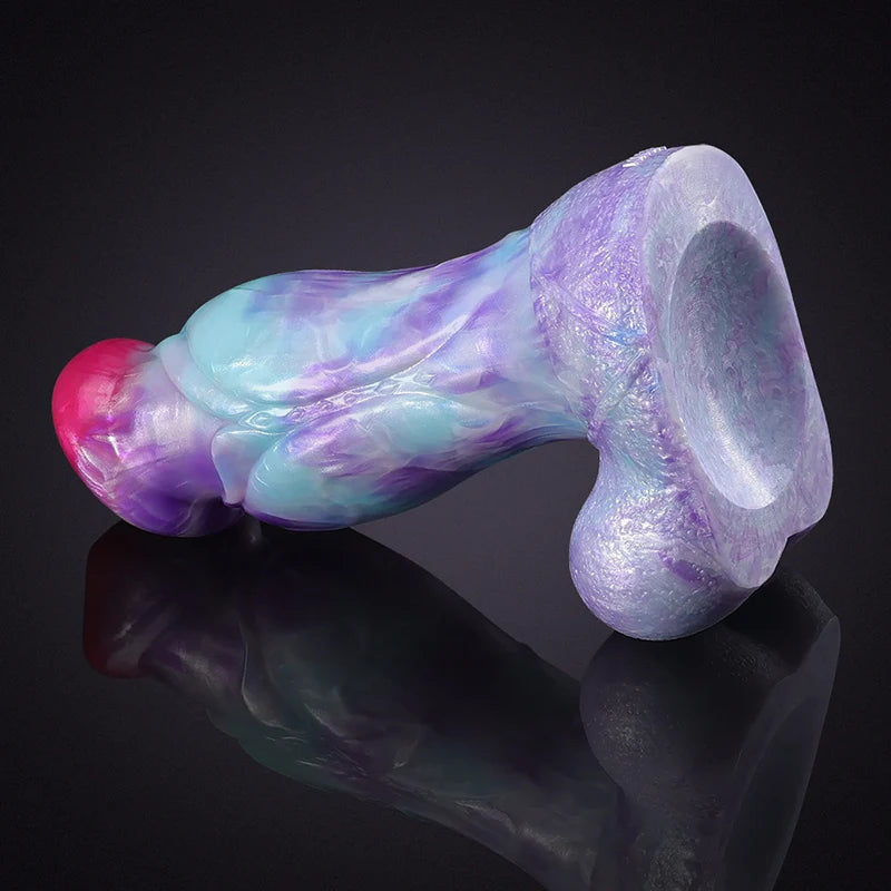 Silicone Thick Dog Dildo 9.05 Inch