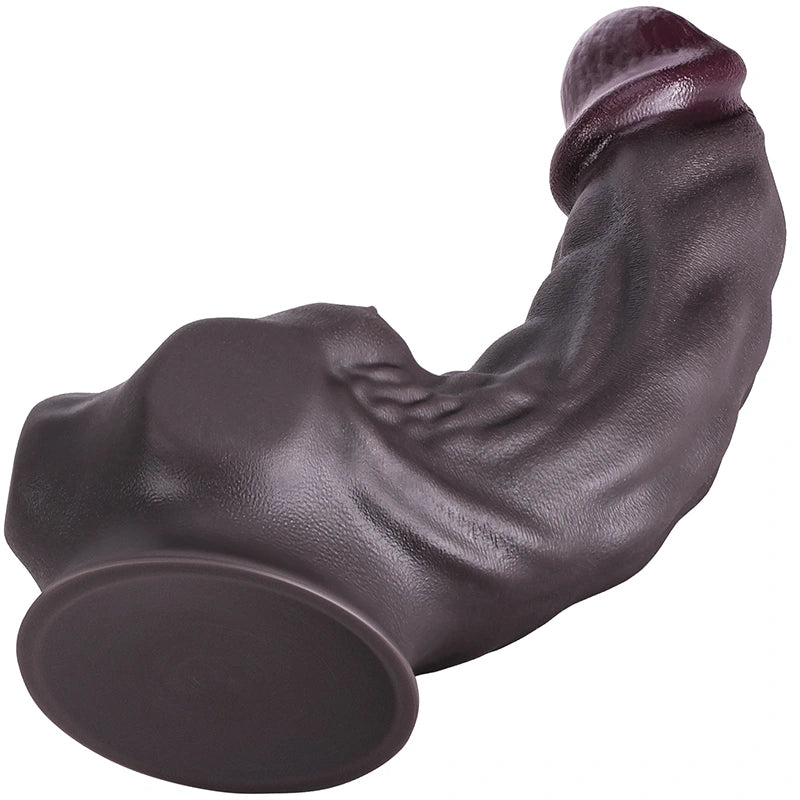Tan Silicone Dildo with Big Pectorals, G-spot Stimulation 6.9-10.2Inch