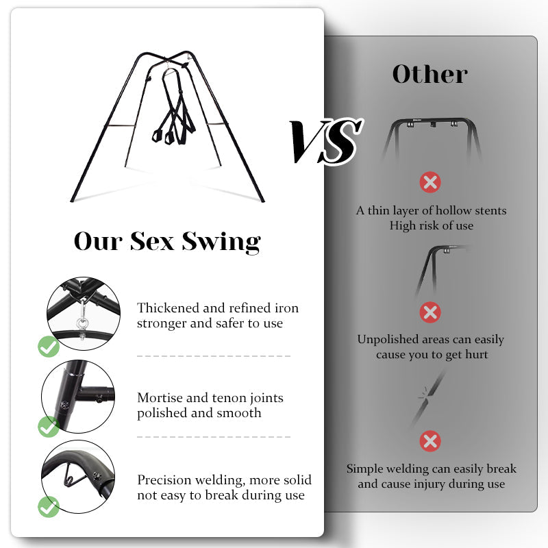 Holds 400lbs Ultimate Sex Swing Stand Set For Couples