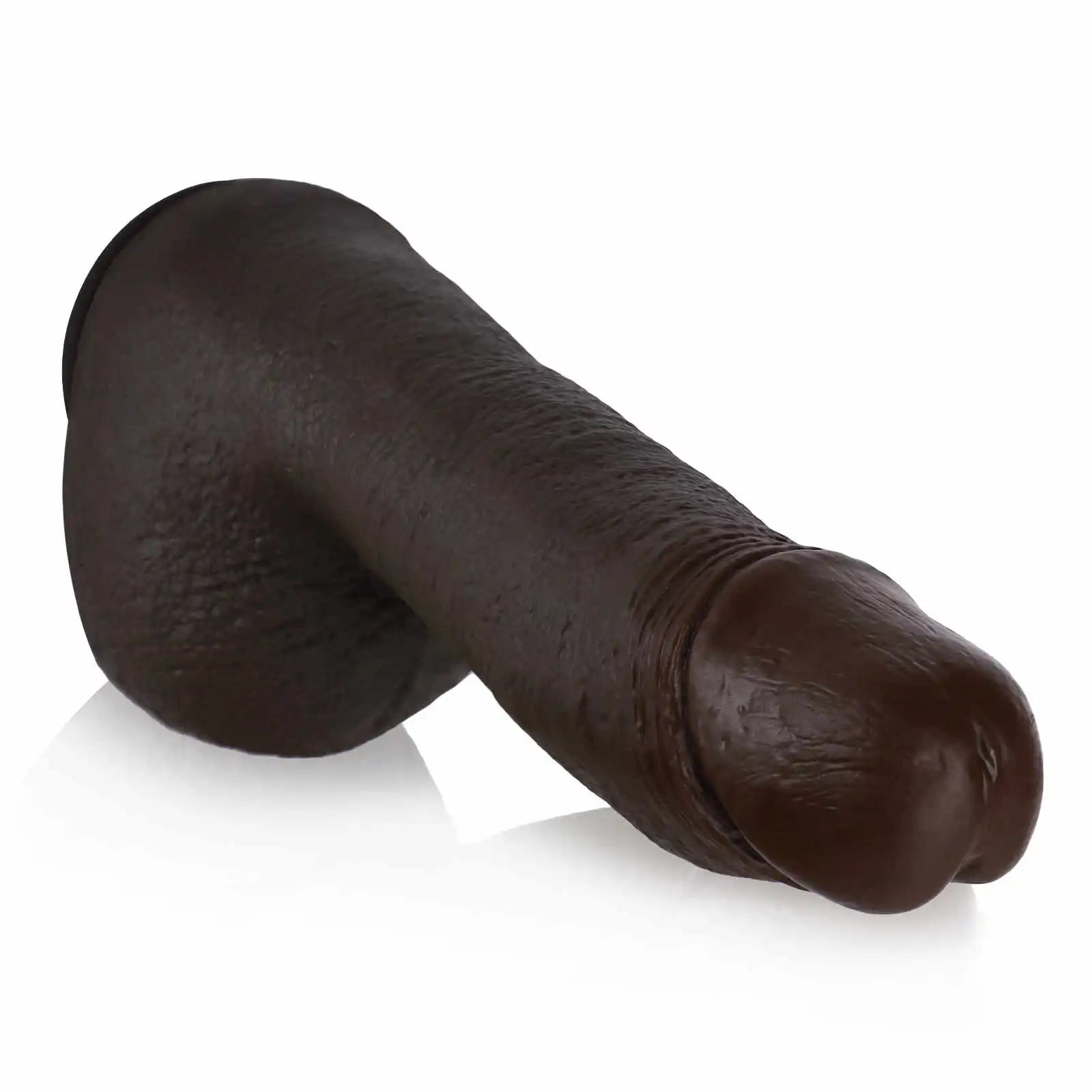 Ultra Thick Silicone Realistic Black Dildo 10.82 Inch