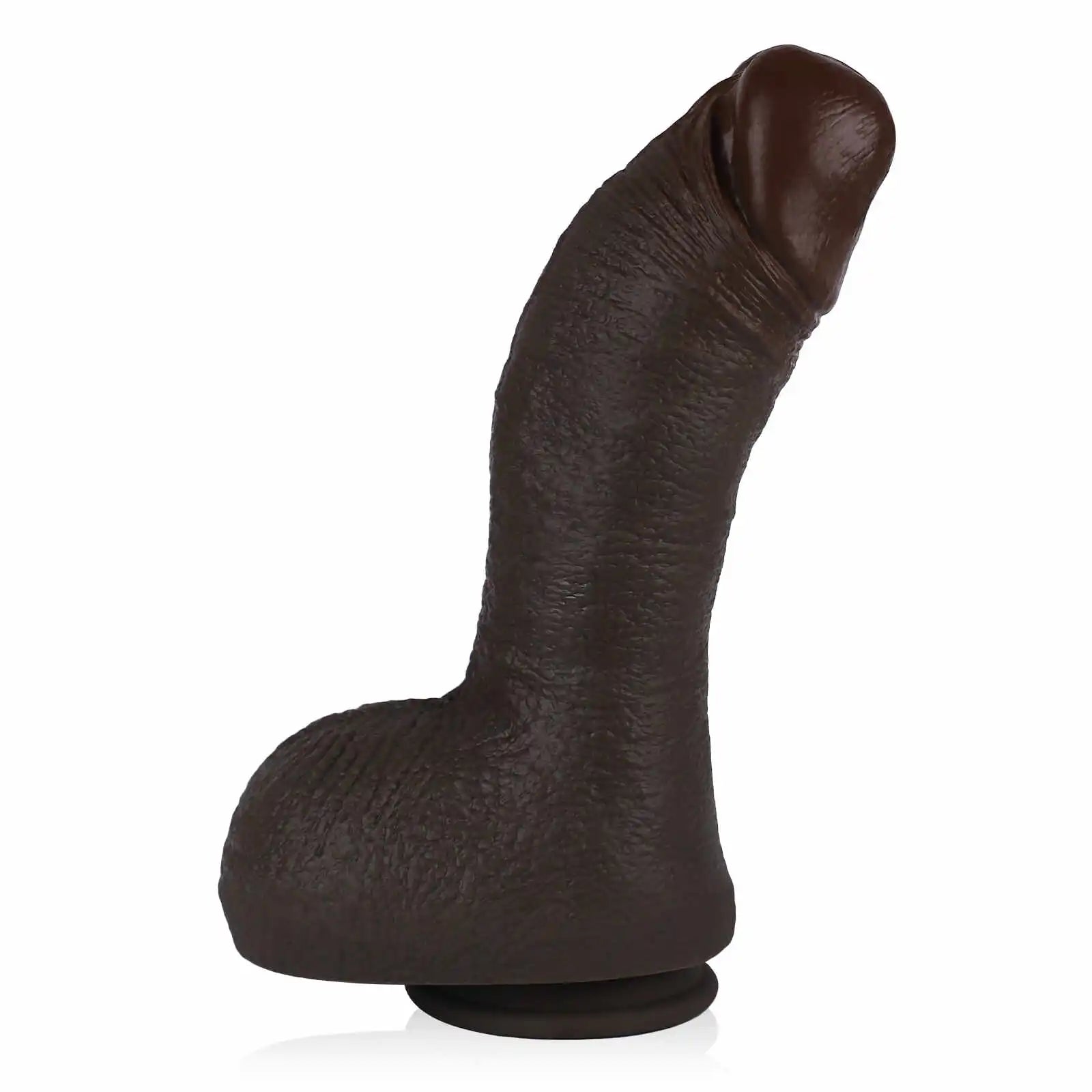 Ultra Thick Silicone Realistic Black Dildo 10.82 Inch