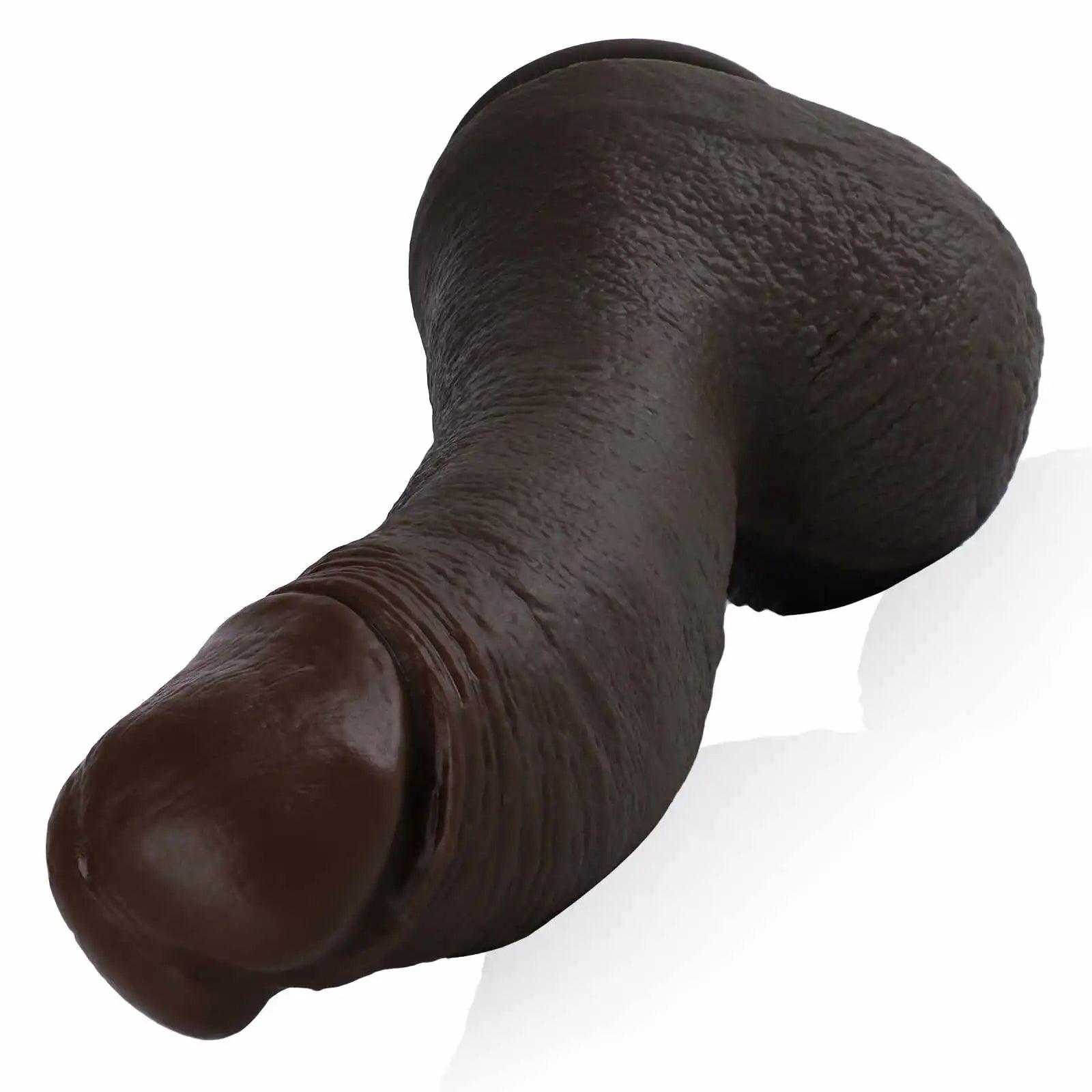 Ultra Thick Silicone Realistic Black Dildo 10.82 Inch