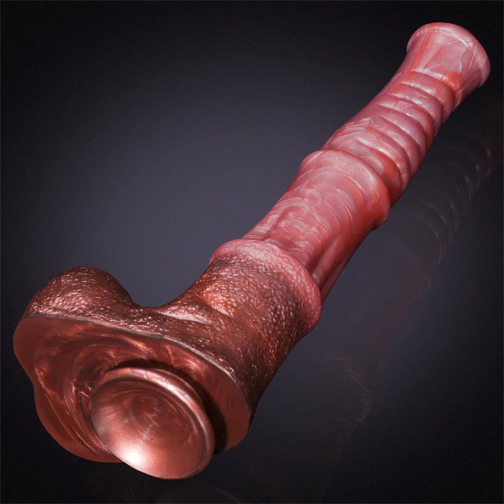Ultra Long Silicone Horse Dildo 13.77 Inch