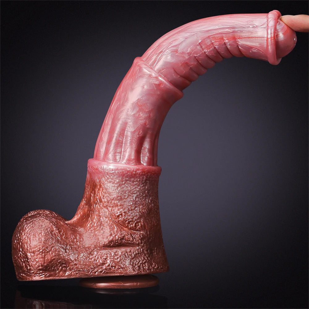 Ultra Long Silicone Horse Dildo 13.77 Inch