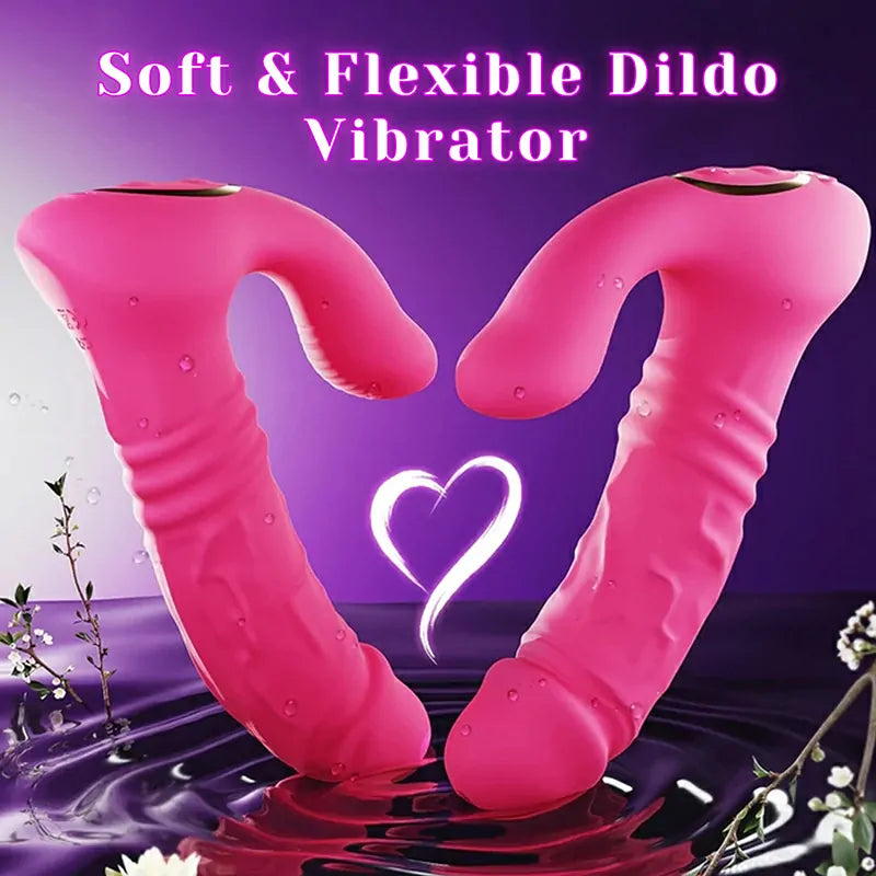 10 Thrusting & Vibrating Wearable App Remote Control Vibrator
