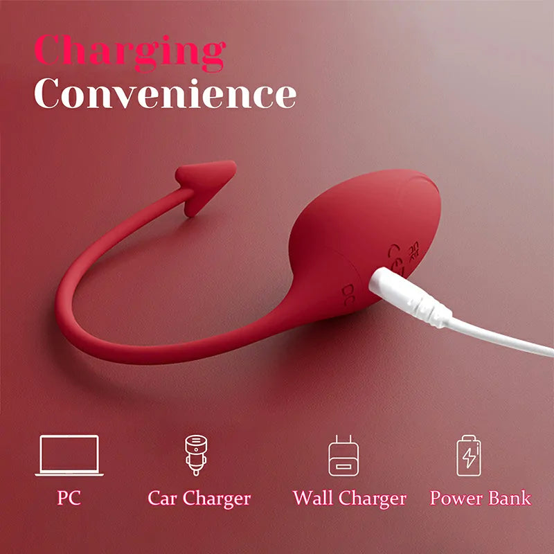 9 Vibration Modes Waterproof App Control Vibrator
