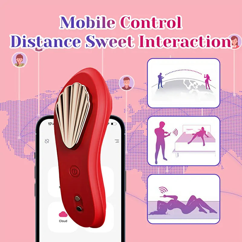 10 Vibration Modes Wearable APP Controlled Vibrator