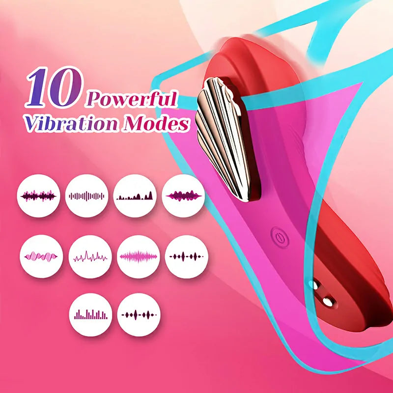 10 Vibration Modes Wearable APP Controlled Vibrator