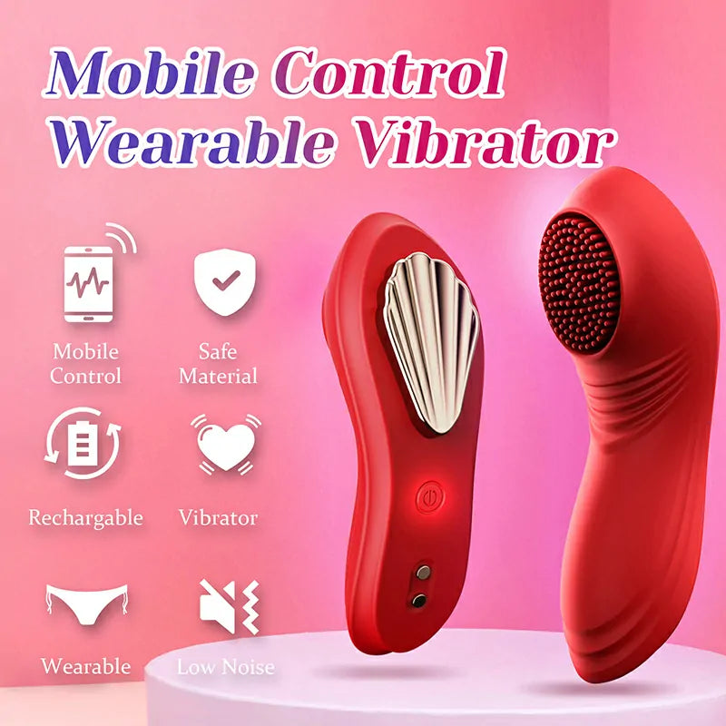 10 Vibration Modes Wearable APP Controlled Vibrator
