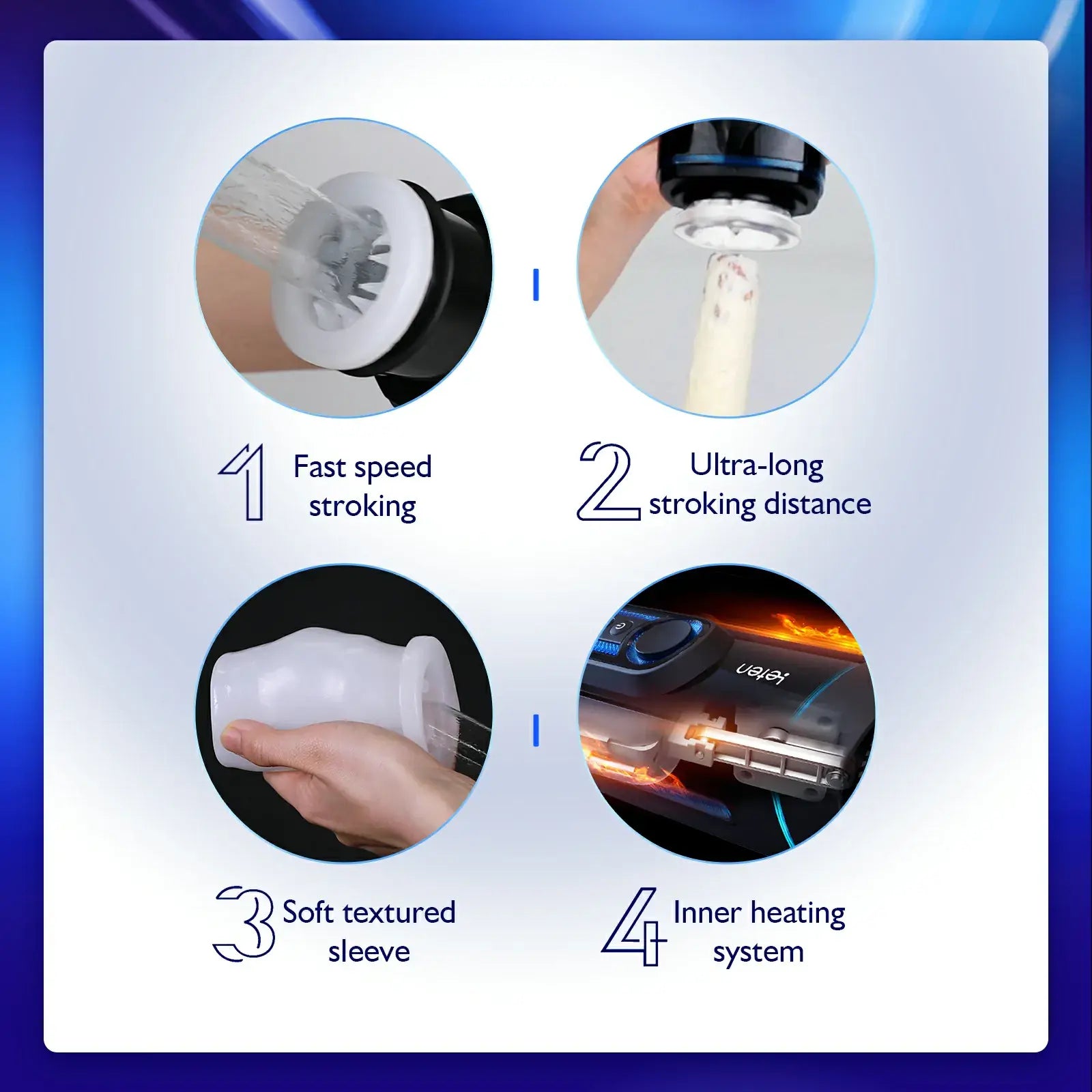 Automatic Best Male Masturbators Heating Moaning 580 Strokes/min