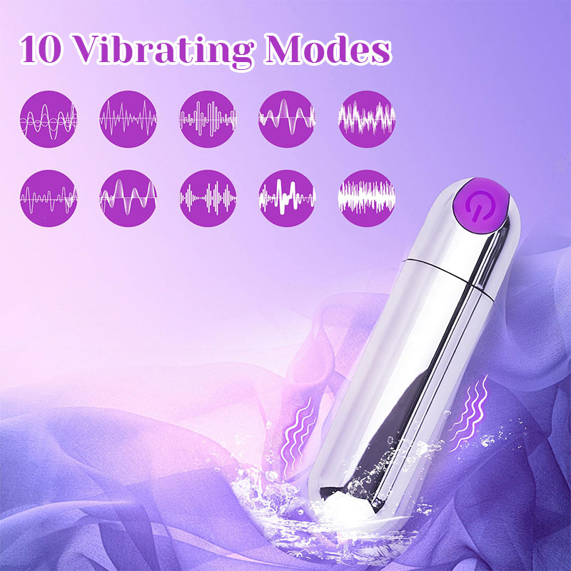 Rechargeable Power Silver Bullet Vibrator