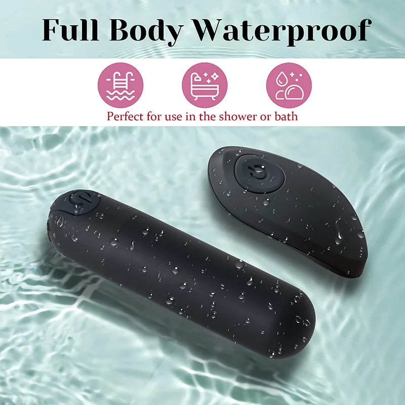 10 Vibrations Rechargeable Remote Control Bullet Vibrator