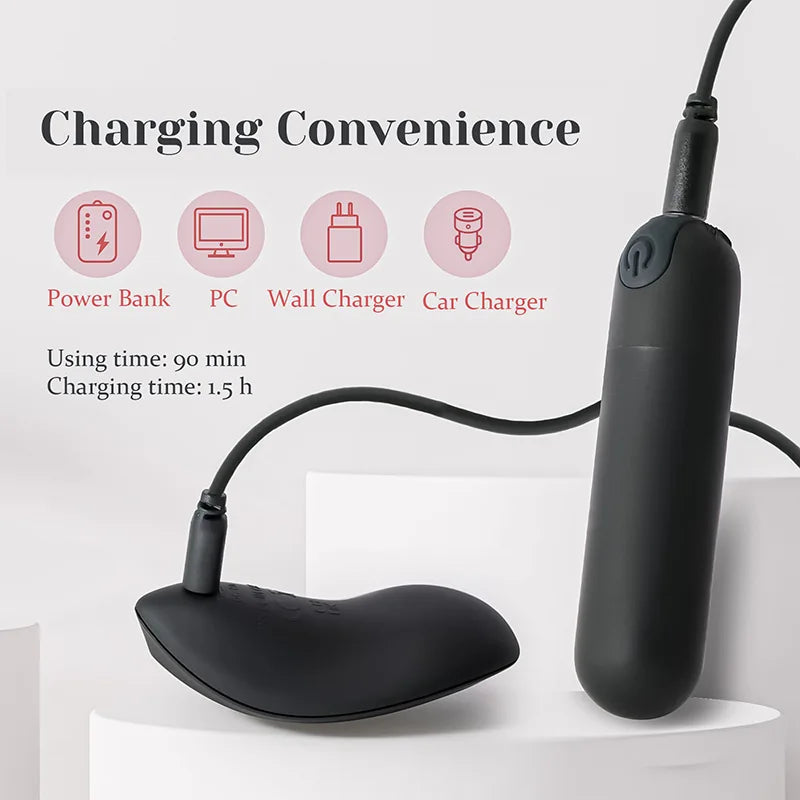10 Vibrations Rechargeable Remote Control Bullet Vibrator