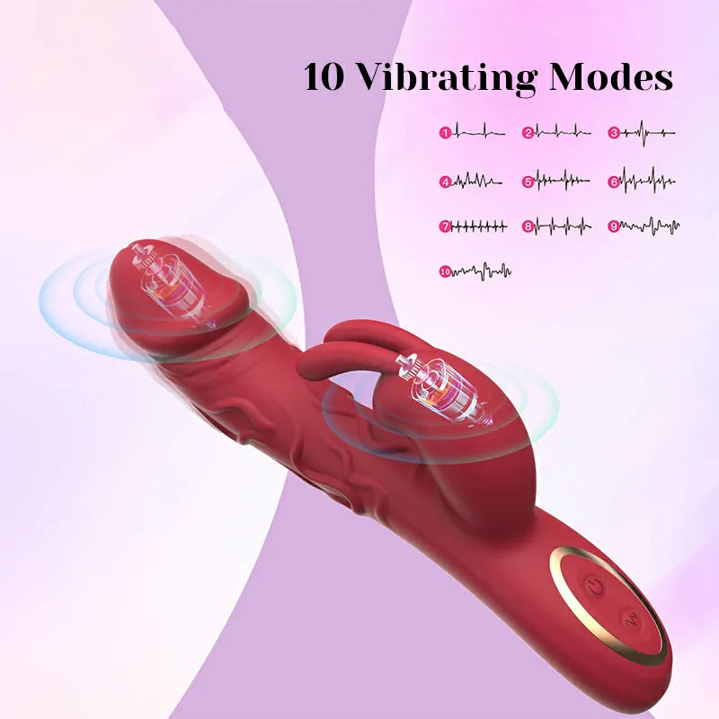 10 Vibration Modes Silicone Best Rabbit Vibrator