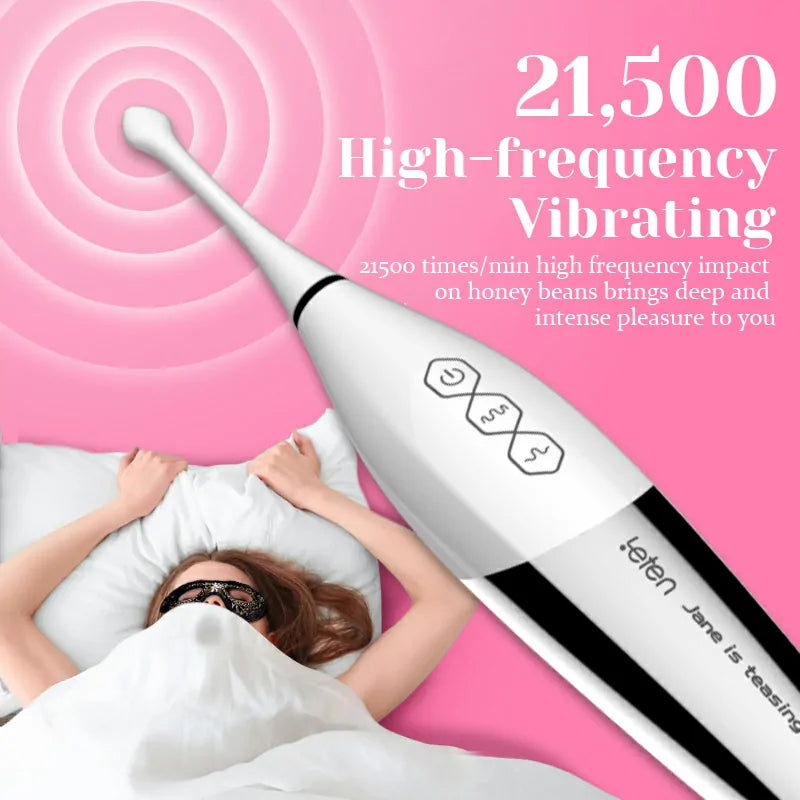 Portable High Frequency Ultrasonic Vibration Clit Vibrator